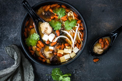 Soupe miso au tofu
