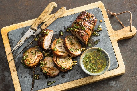 Schweinsplätzli-Braten