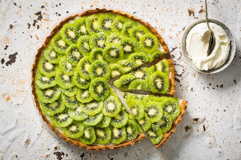 Tarte kiwi-coco