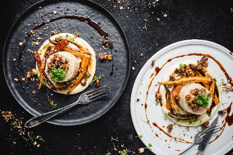 Couscous al formaggio di montagna con carote vanigliate