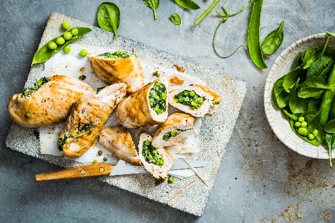Stuffed chicken breasts