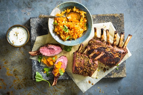 Racks d'agneau au dukkah façon orientale