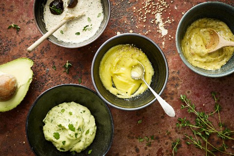 Tasty burger sauces