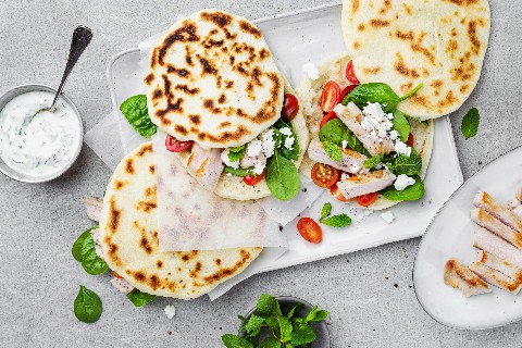 Pizza panini alla mediterranea