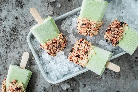 Matcha-Popsicles