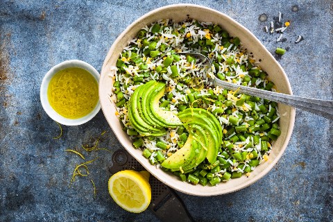 Insalata di fagiolini al limone