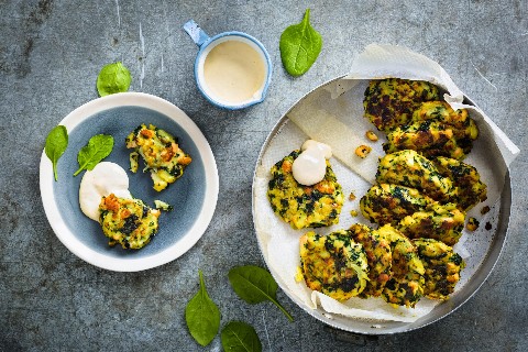 Salmon  roesti medallions