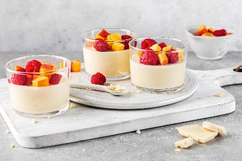 Weisses Schokoladenmousse
