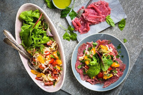 Carpaccio de veau au pecorino