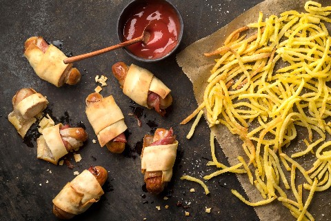 Chipolatas en croûte