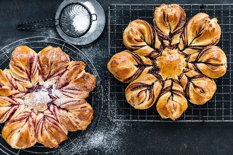 Stelle di pasta lievitata