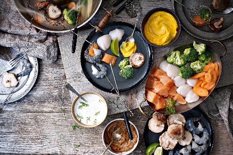 Fondue di pesce