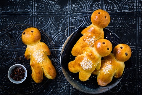 Bonshommes en pâte