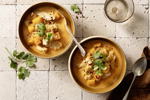One pot di pollo e zucca