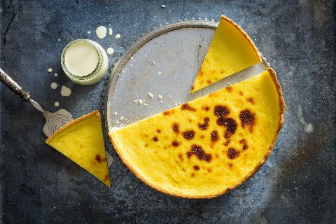 Tarte à la crème et au citron