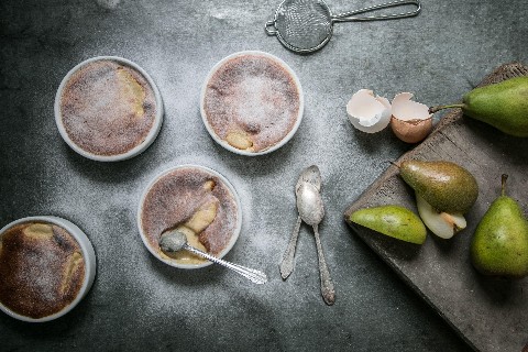 Pear gratin