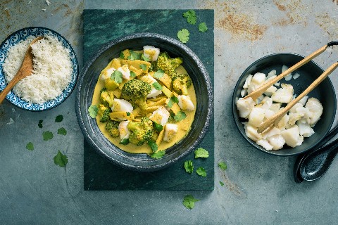 Fischcurry mit Bambussprossen