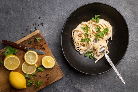 Tagliatelle vegan noix de cajoucitron