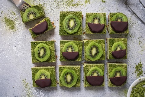 Cheesecake vegan au matcha