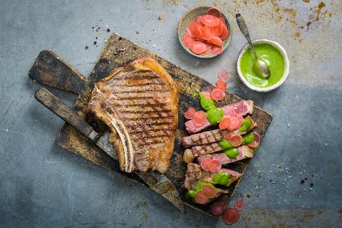 Entrecôte parisienne aux deux radis
