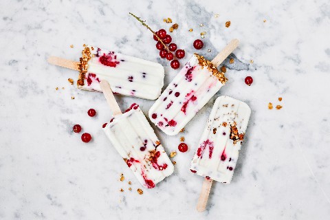 Bâtonnets glacés au yogourt