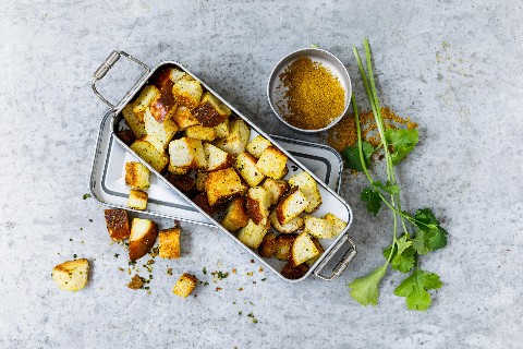 Curry-Croûtons