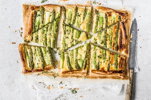 Spargel-Quiche