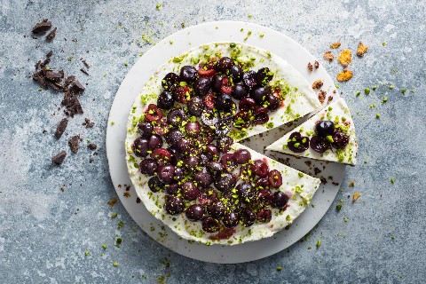 Tourte croustillante aux cerises