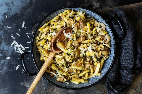 Poêlée de spätzli aux marrons
