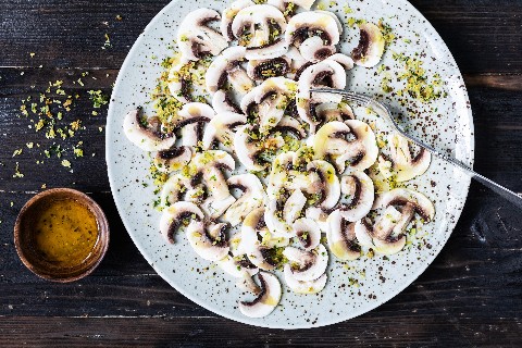Pilz-Carpaccio