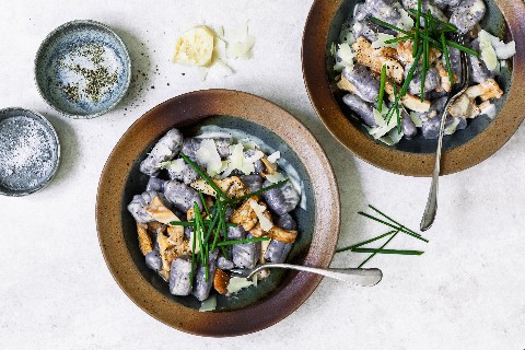 Violet gnocchi