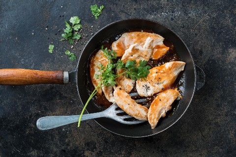 Spicy orange chicken