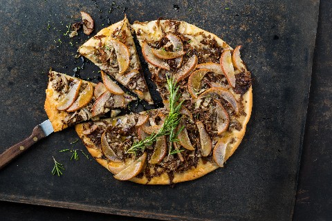 Pizza radicchio