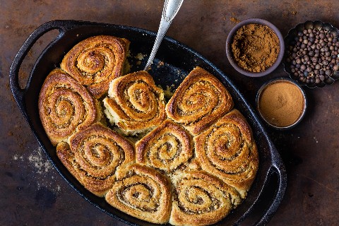 Birnen-Gewürzschnecken