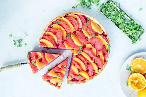 Randen-Zitrus-Tarte