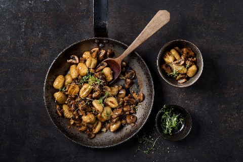 Mushroom gnocchi