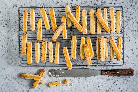 Hazelnut stick cookies