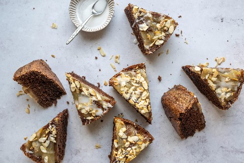 Torta alle pere upside down