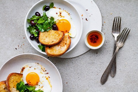 Moroccan spiced eggs