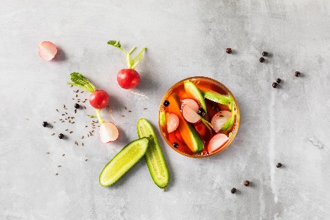 Radiesli- und Gurkenpickles