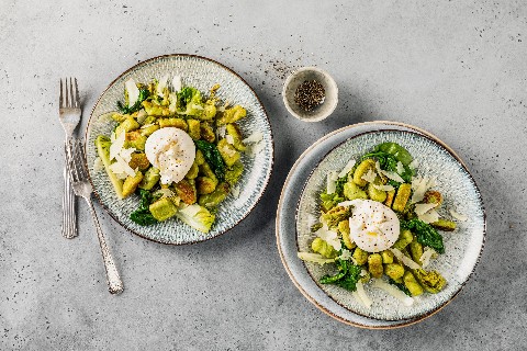 Gnocchi di spinaci con burrata