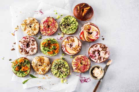 Bagel di Sils con formaggio fresco