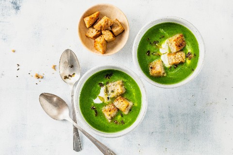 Potage à l'ail des ours