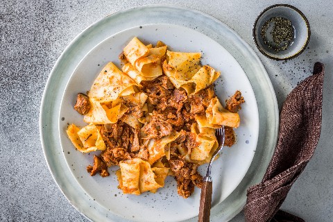 Pappardelle mit Ragù