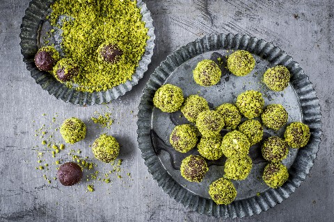 Truffes aux pistaches