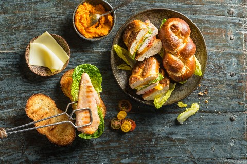 Chicken burgers