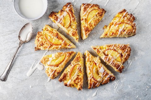 Scone alle pesche