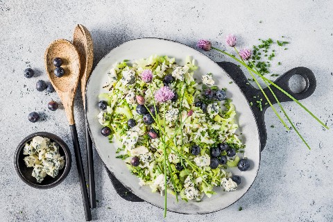 Salade de riz au fromage persillé