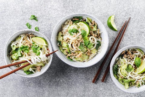 Reisnudel-Bowls