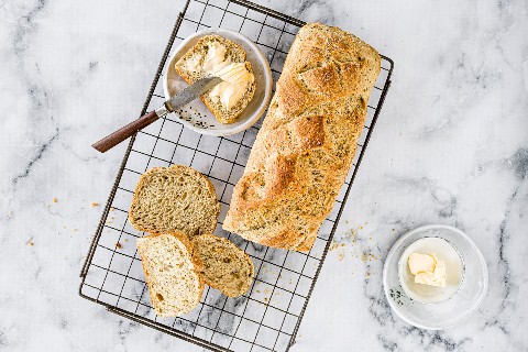 Millers bread with herbs
